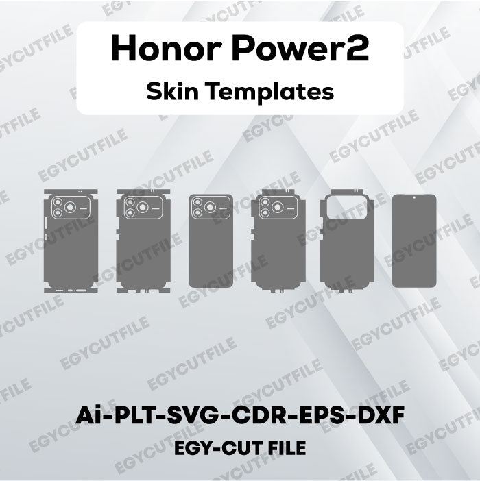 Honor Power2 Vector Skin Cut Files