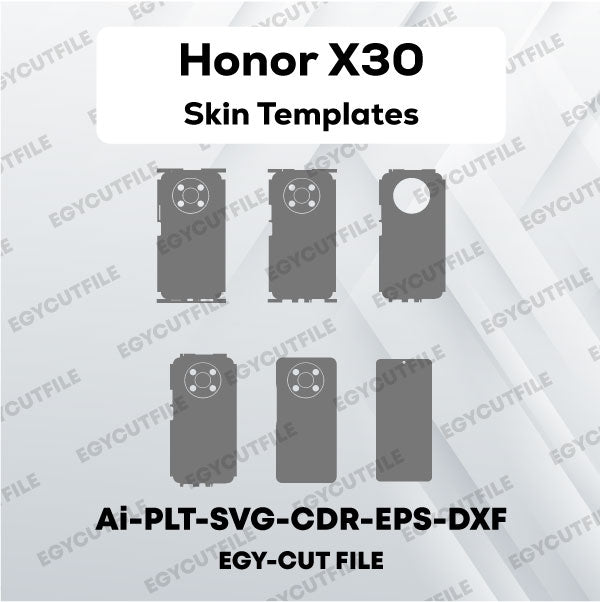 Honor X30 Vector Skin Cut Files