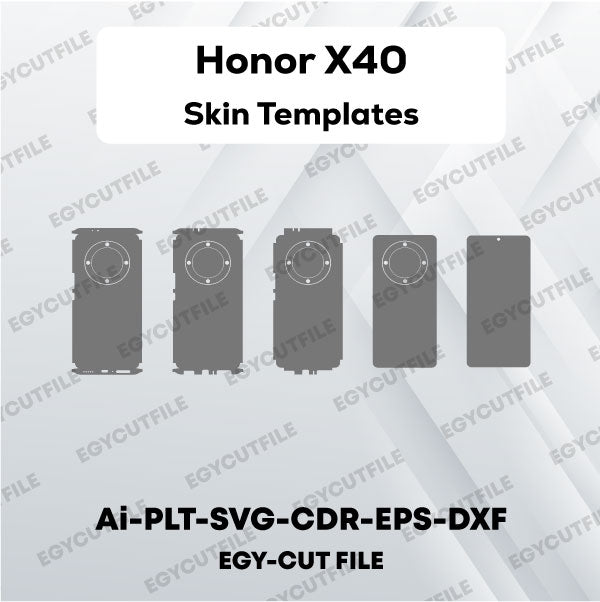 Honor X40 Vector Skin Cut Files