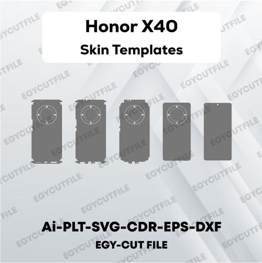 Honor X40 Vector Skin Cut Files