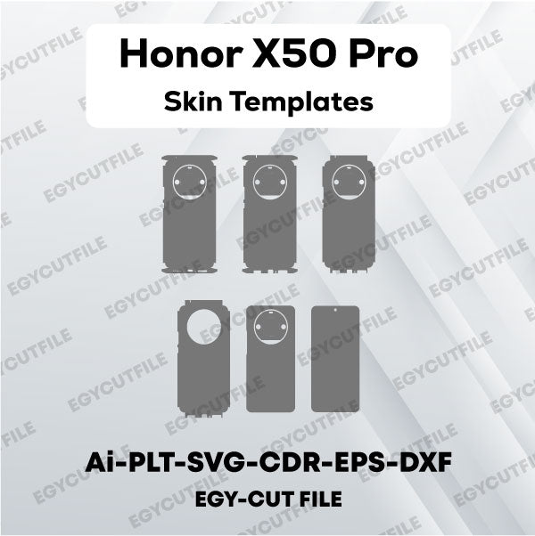 Honor X50 Pro Vector Skin Cut Files