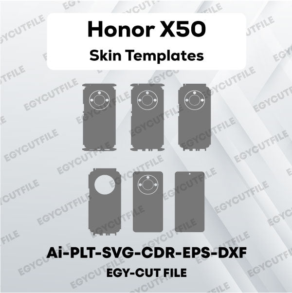 Honor X50 Vector Skin Cut Files