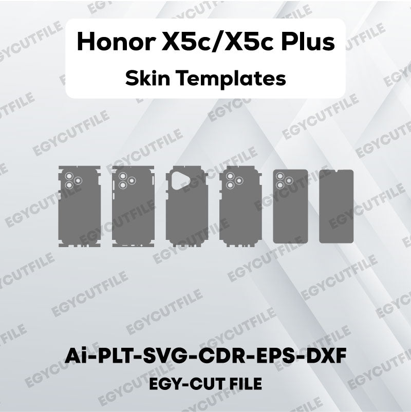 Honor X5c-X5c Plus Vector Skin Cut Files