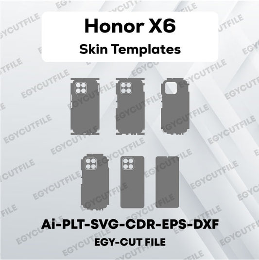 Honor X6 Vector Skin Cut Files