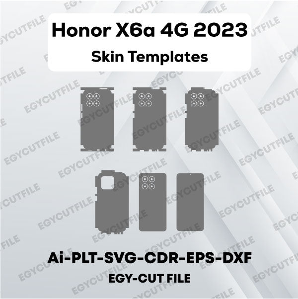 Honor X6a 4G 2023 Vector Skin Cut Files