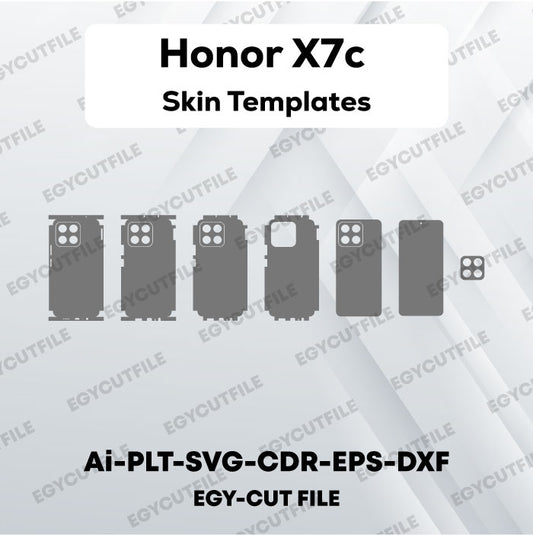 Honor X7c 5G-4G Vector Skin Cut Files