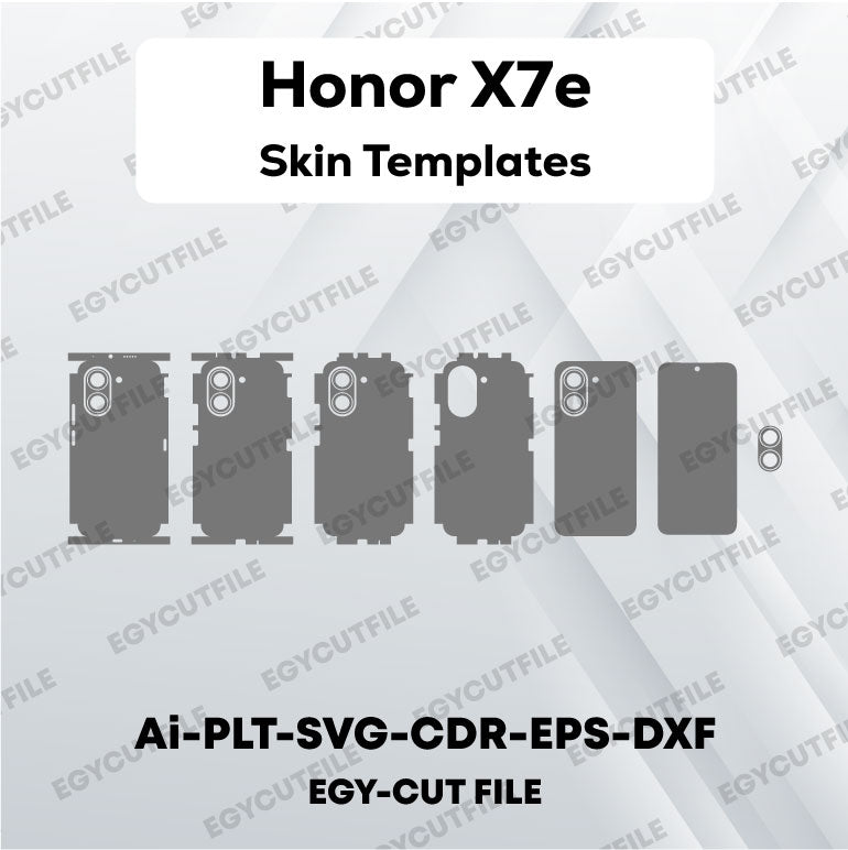 Honor X7e Vector Skin Cut Files