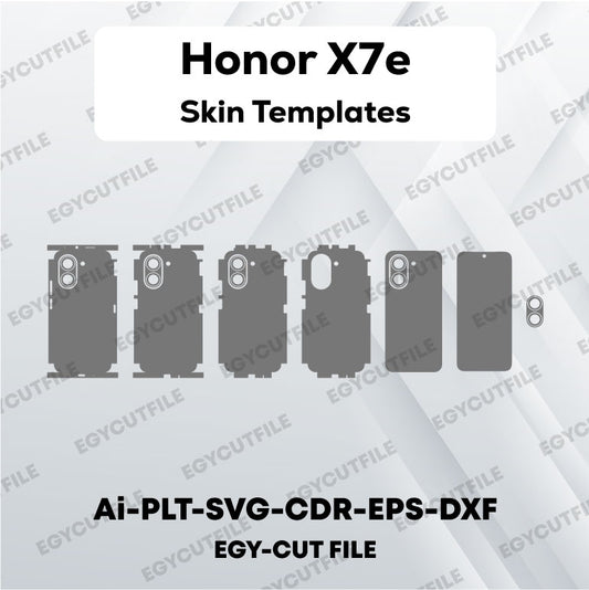 Honor X7e Vector Skin Cut Files