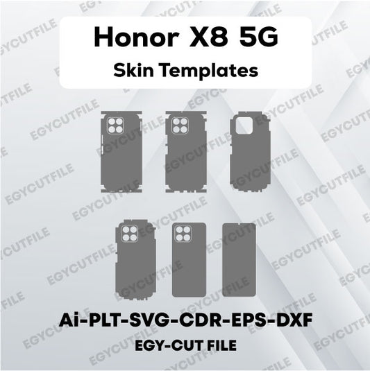 Honor X8 5G Vector Skin Cut Files