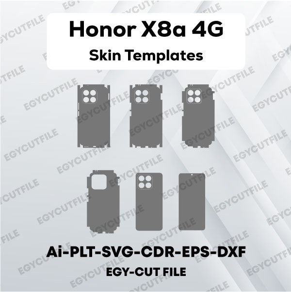 Honor X8a 4G Vector Skin Cut Files