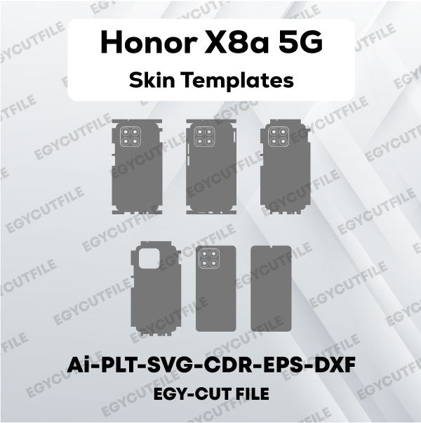 Honor X8a 5G Vector Skin Cut Files