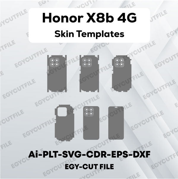 Honor X8b 4G Vector Skin Cut Files