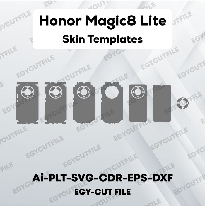 Honor Magic 8 Lite Vector Skin Cut Files