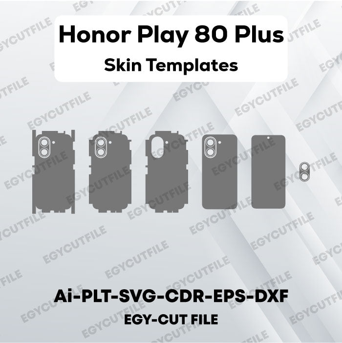 Honor play 80 plus Vector Skin Cut Files