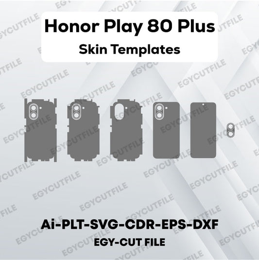 Honor play 80 plus Vector Skin Cut Files