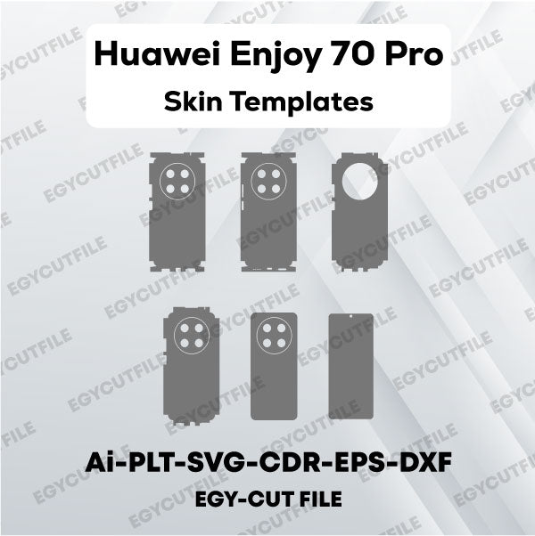 Huawei Enjoy 70 Pro Vector Skin Cut Files