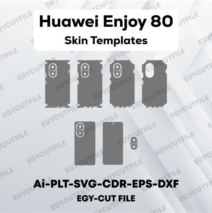 Huawei Enjoy 80 Vector Skin Cut Files