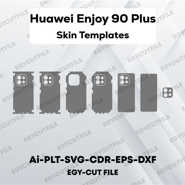 Huawei Enjoy 90 Plus Vector Skin Cut Files