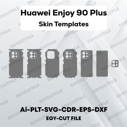 Huawei Enjoy 90 Plus Vector Skin Cut Files