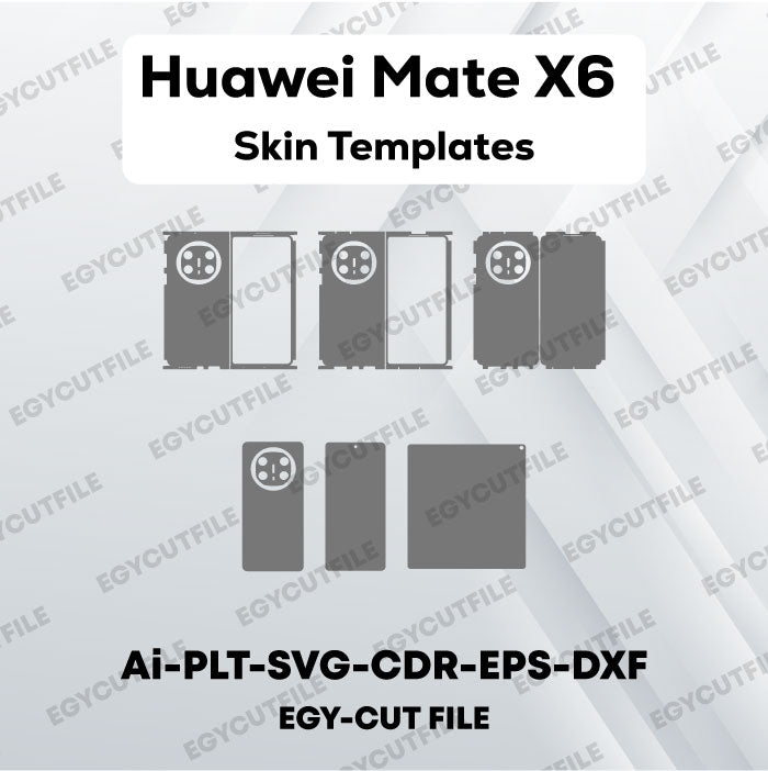 Huawei Mate X6 Vector Skin Cut Files