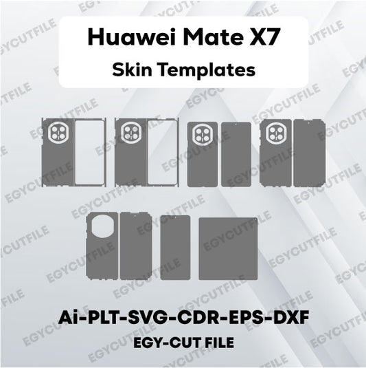 Huawei Mate X7 Vector Skin Cut Files