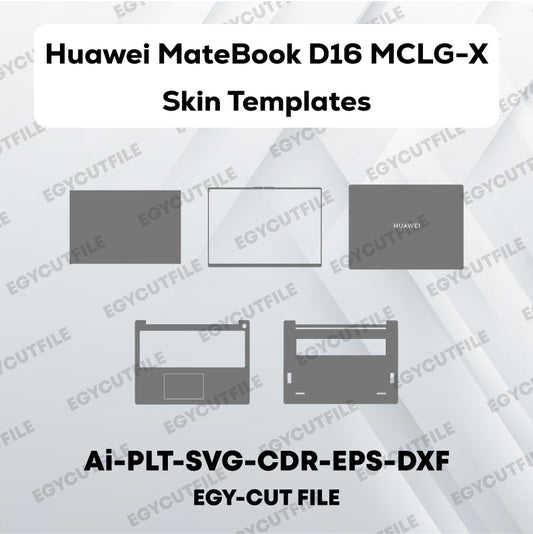 Huawei MateBook D16 MCLG-X Vector Skin Cut Files