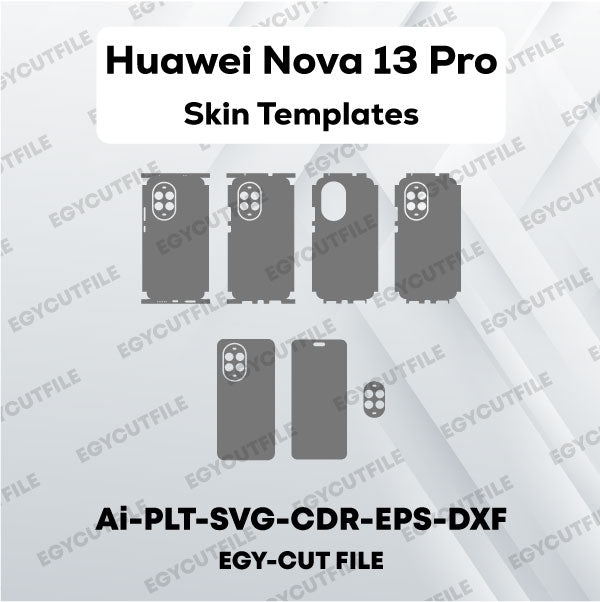Huawei Nova 13 Pro Vector Skin Cut Files