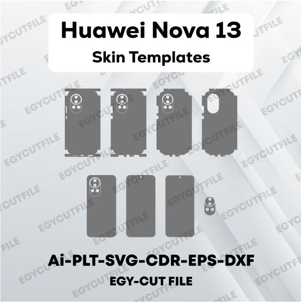 Huawei Nova 13 Vector Skin Cut Files