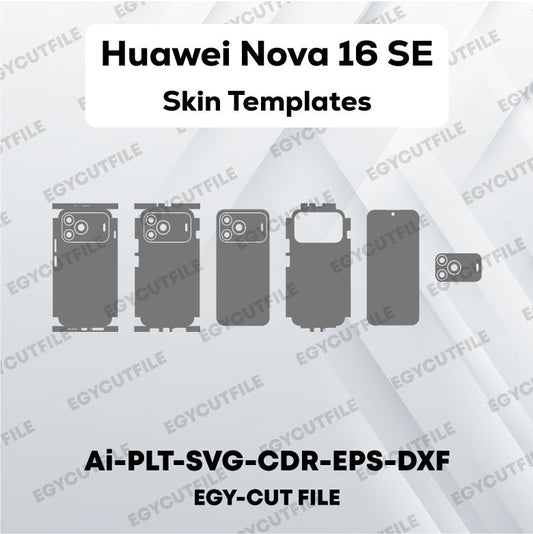 Huawei Nova 16 SE Vector Skin Cut Files