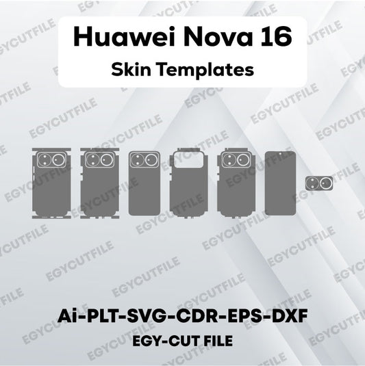 Huawei Nova 16 Vector Skin Cut Files