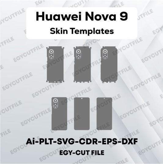 Huawei Nova 9 Vector Skin Cut Files