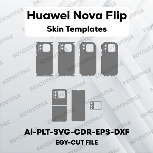 Huawei Nova Flip Vector Skin Cut Files