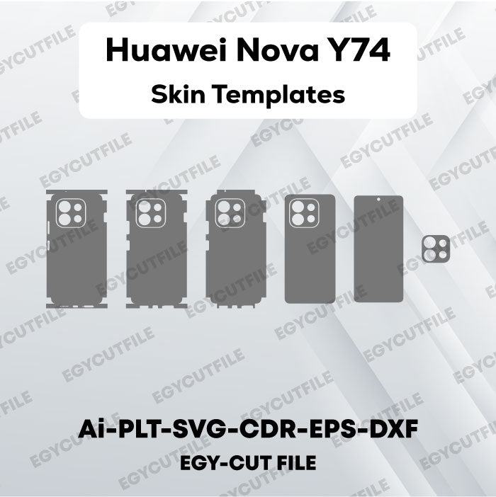 Huawei Nova Y74 Vector Skin Cut Files