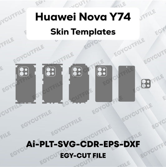 Huawei Nova Y74 Vector Skin Cut Files