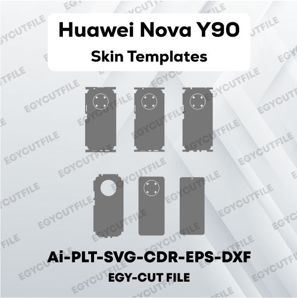 Huawei Nova Y90 Vector Skin Cut Files