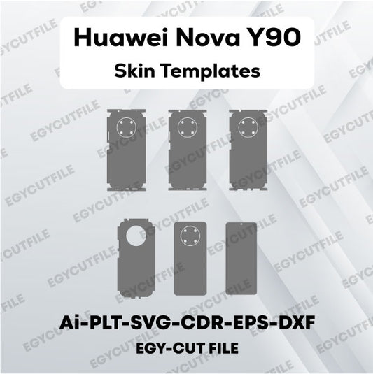 Huawei Nova Y90 Vector Skin Cut Files