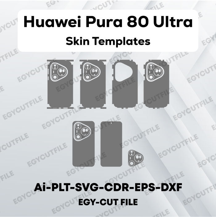 Huawei Pura 80 Ultra Vector Skin Cut Files
