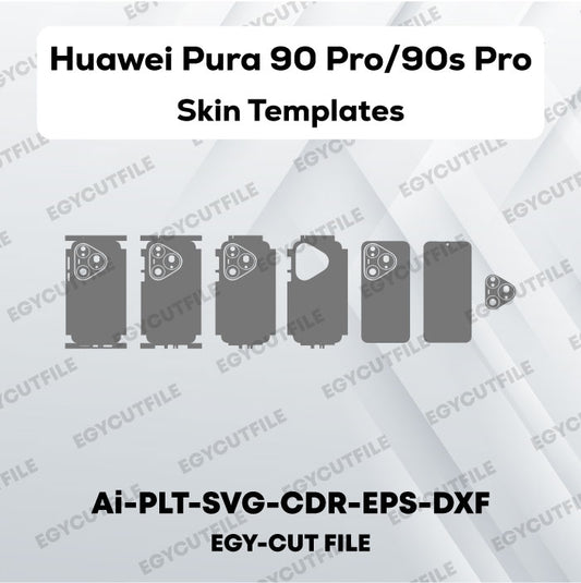 Huawei Pura 90 Pro-Huawei Pura 90s Pro Vector Skin Cut Files