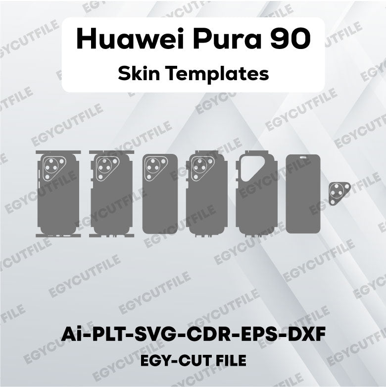 Huawei Pura 90 Vector Skin Cut Files