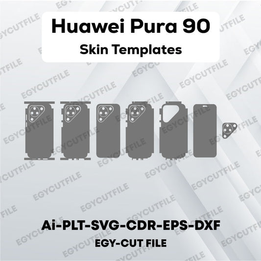 Huawei Pura 90 Vector Skin Cut Files