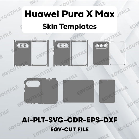 Huawei Pura X Max Vector Skin Cut Files