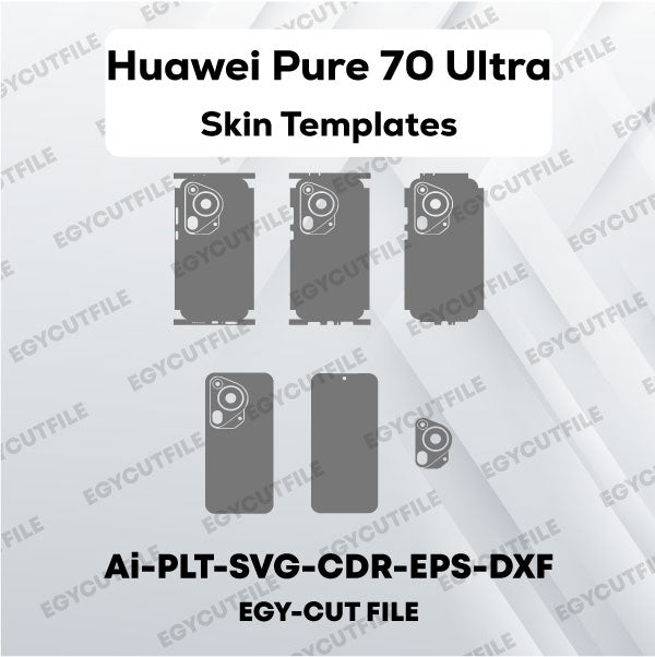 Huawei Pure 70 Ultra Vector Skin Cut Files