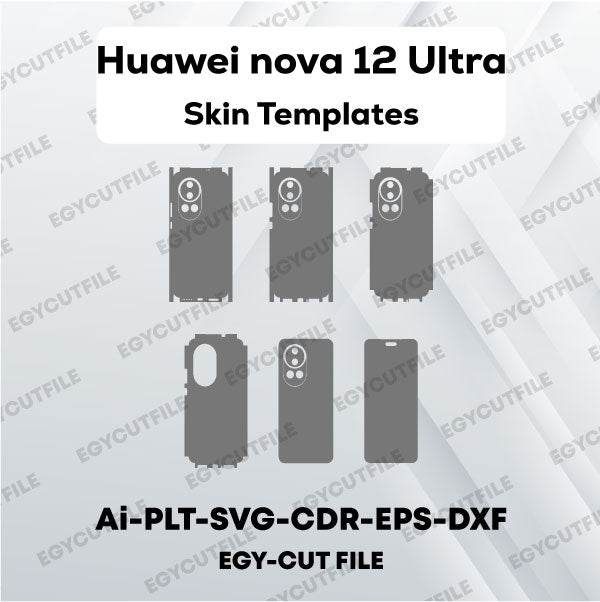 Huawei Nova 12 Ultra Vector Skin Cut Files