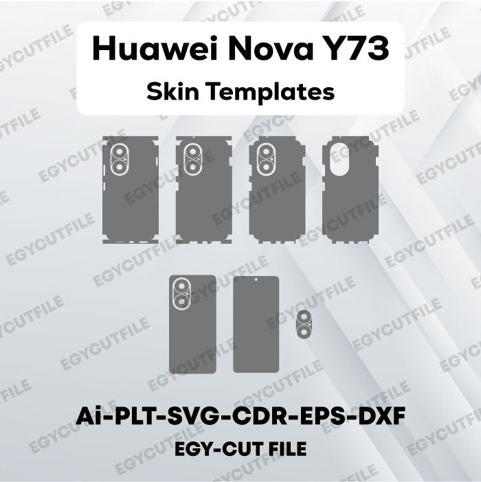 Huawei Nova Y73 Vector Skin Cut Files