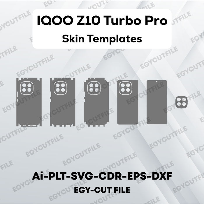Vivo IQOO Z10 Turbo Pro Vector Skin Cut Files