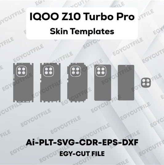 Vivo IQOO Z10 Turbo Pro Vector Skin Cut Files