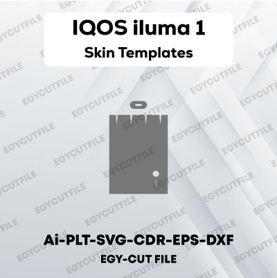 IQOS iluma 1 Vector Skin Cut Files