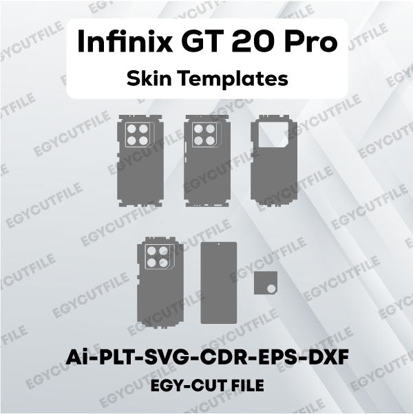 Infinix GT 20 Pro Vector Skin Cut Files