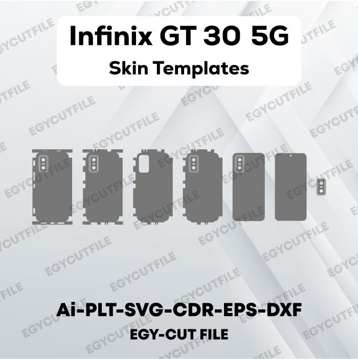 Infinix GT 30 5G Vector Skin Cut Files