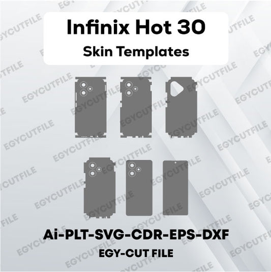 Infinix Hot 30-Infinix Hot 30 Free Fire Vector Skin Cut Files